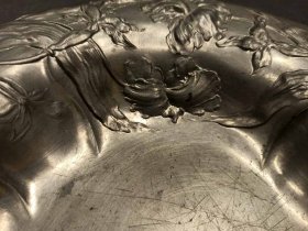 kayserzinn-um-1895-grosse-schale-jugendstil-floral-dekor.10